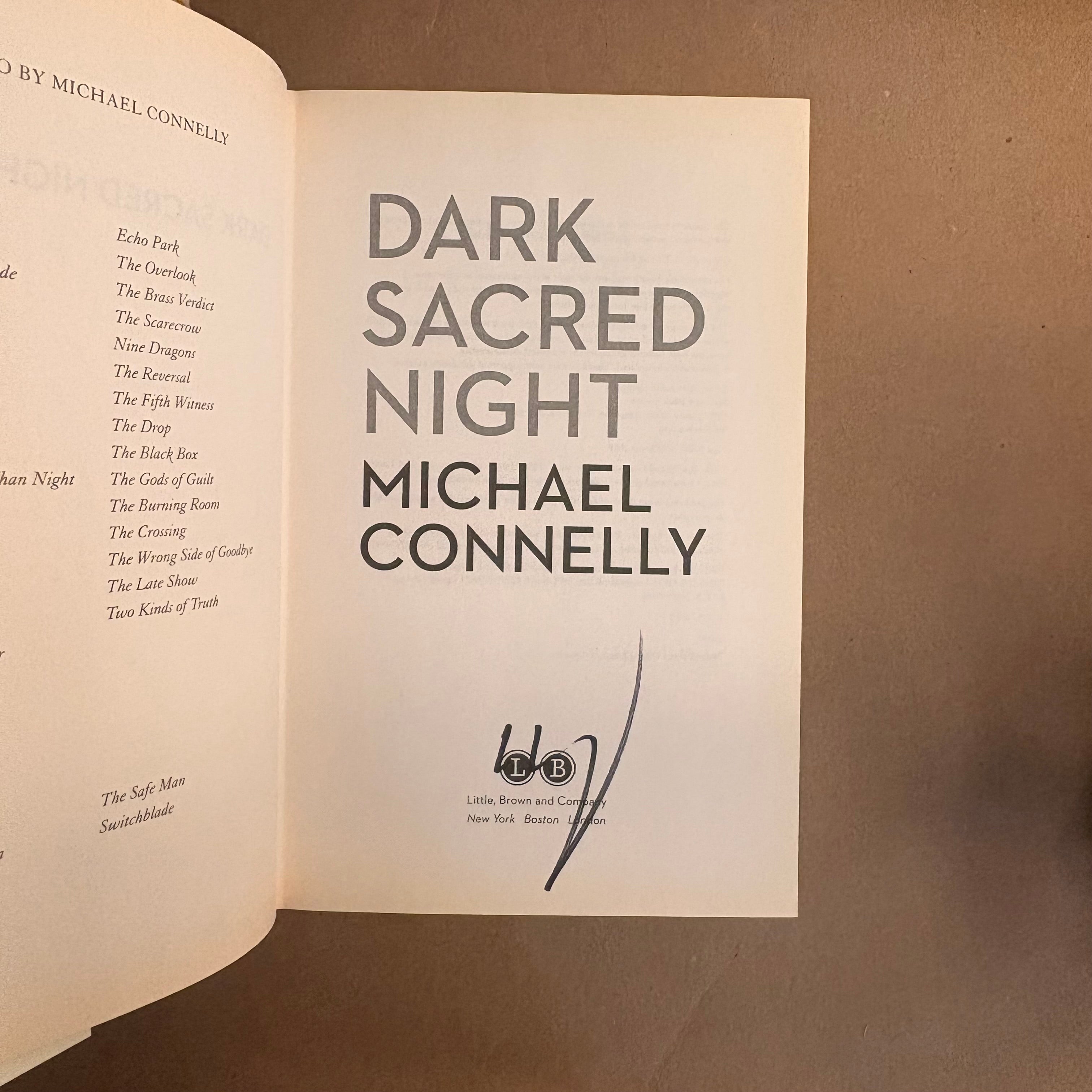 Dark Sacred Night (SIGNED COPY): Connelly