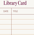 Library Card Bookmark